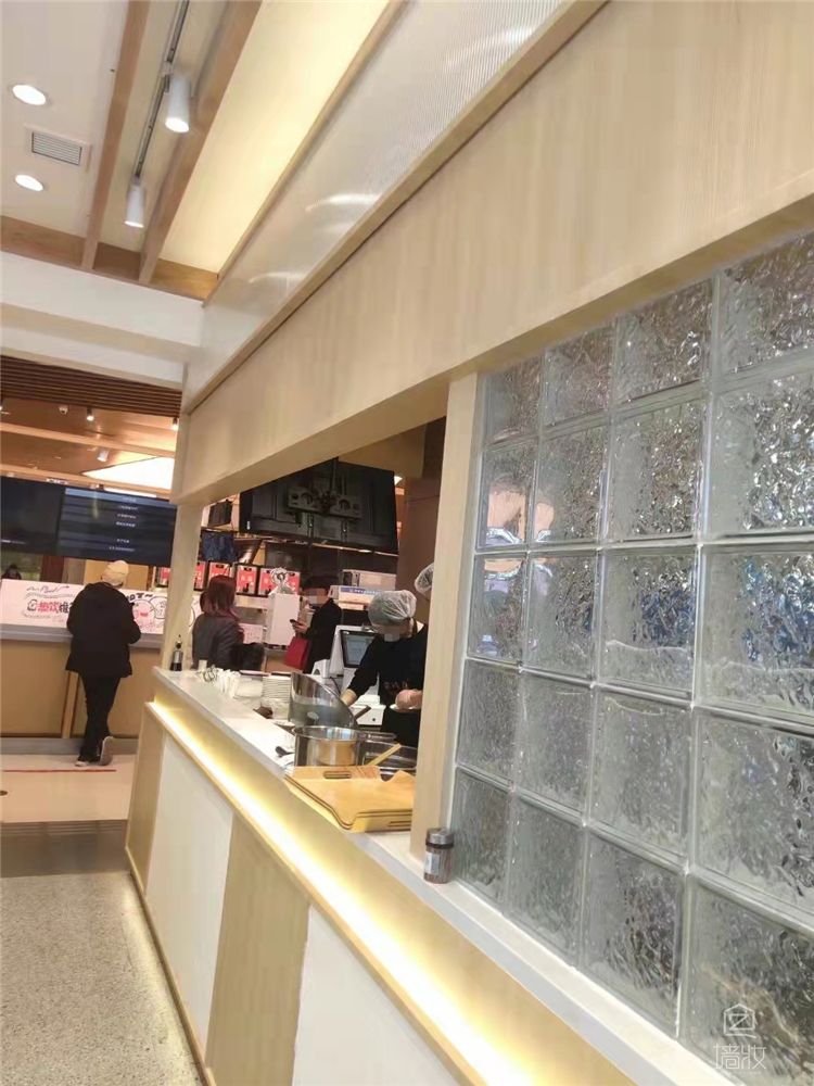 小吃店 木紋膜改色 細節