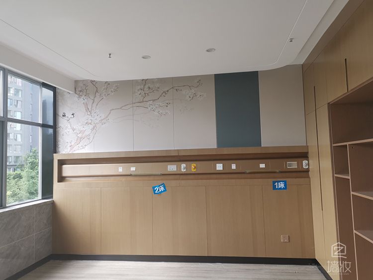 市級三甲醫院病房金屬膜PVC裝飾貼膜翻新改造-Lg裝飾貼膜